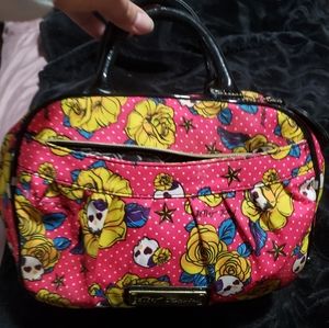 Betsey Johnson purse and Betsey J. makeup tote